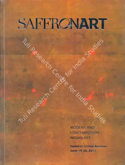 Saffronart (Auction House), Modern and Contemporary Indian Art, 2012, Auction Catalogue