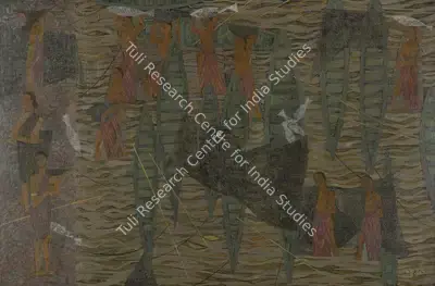 N.S. Bendre (Artist), Untitled, 1958, Painting