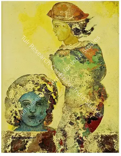 Sakti Burman (Artist), Untitled, 1975, Painting