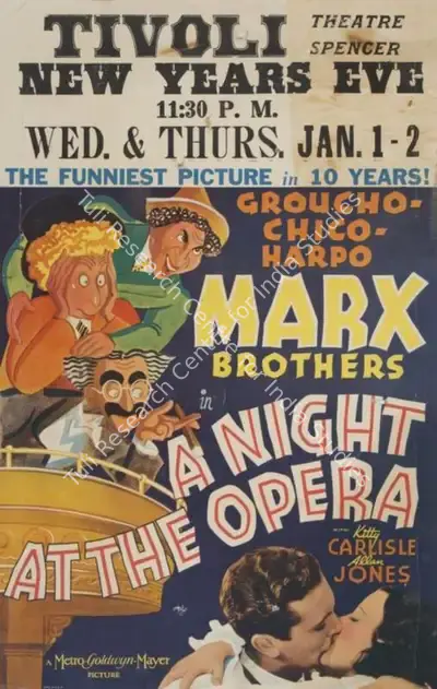 Irving Thalberg (Producer), A Night at the Opera, 1935, Window Card