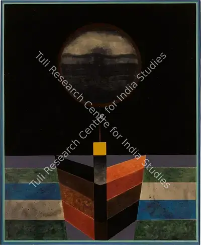 O.P. Sharma (Artist), Untitled, 1972, Painting