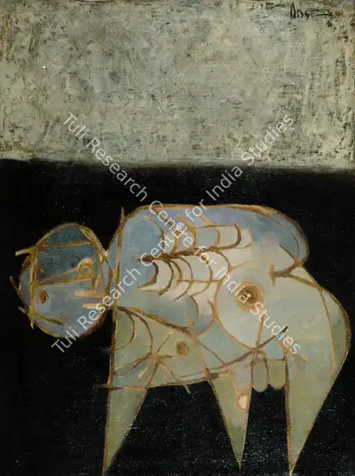 Arun Bose (Artist), Untitled, 1967, Painting
