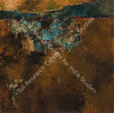 Akbar Padamsee (Artist), Untitled (Landscape), 1965, Painting
