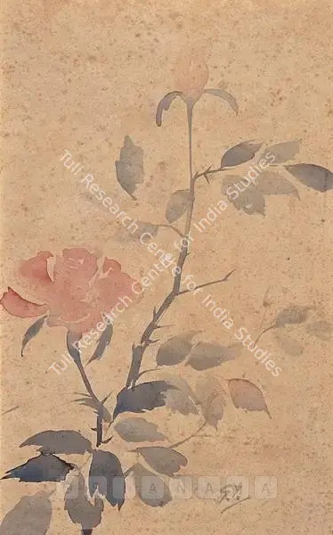 Gaganendranath Tagore (Artist), Rose, 1919, Painting