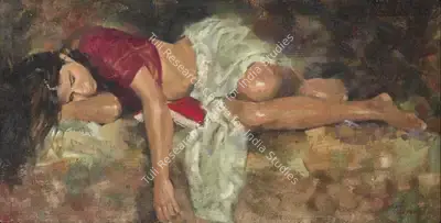 John&nbsp;Fernandes (Artist), The Red Book, 1981, Painting