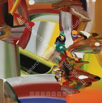 Bose Krishnamachari (Artist), Stretched Bodies 3, 2005, Painting