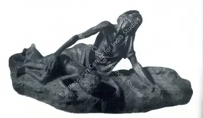 D.P. Roy Chowdhury (Artist), When Winter Comes to Victims of Hunger, Sculpture