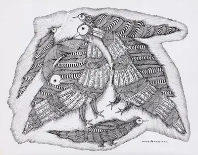 Jangarh Singh Shyam (Artist), Untitled (Gond), 2001, Painting