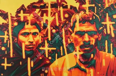 T.V. Santhosh (Artist), Common Wall, 2010, Painting