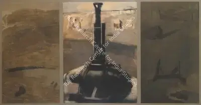 Nataraj Sharma (Artist), Roadmaker, 1998, Painting