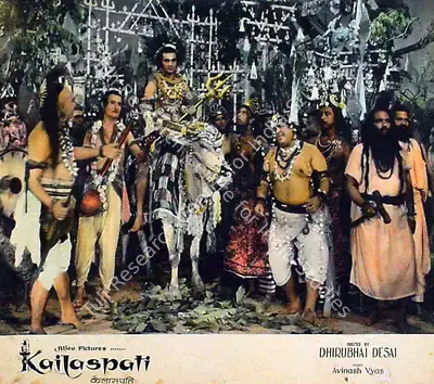 Dhirubhai Desai (Producer), Kailaspati, 1962, Lobby Card