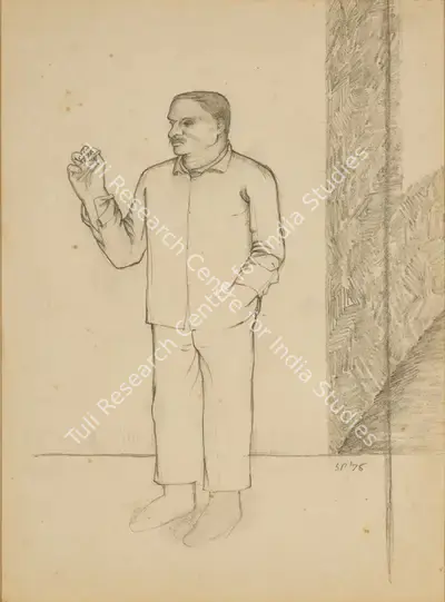Sudhir Patwardhan (Artist), Untitled, 1978, Drawing