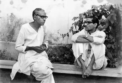 Unknown (Photographer). Ghatak and his editor Ramesh Joshi. | Photographic Still | Photography | 00457539