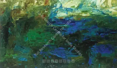 K.M. Adimoolam (Artist), Reflex - X, 1991, Painting