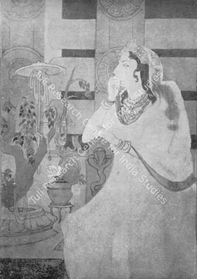 Abanindranath Tagore (Artist), Tiksharakshita, 1911, Painting