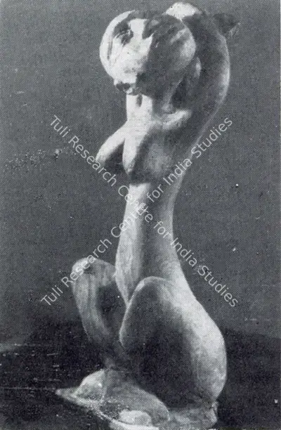 S.L. Parasher (Artist), A Mood, 1958, Sculpture