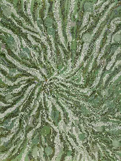 Kher, Bharti (Artist). Folie, 2008 | Painting, AG.Mum/23.08.19, 2019 · Asta Guru