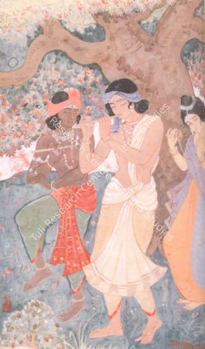 Ajit Gupta (Artist), Musicians, 1934, Painting