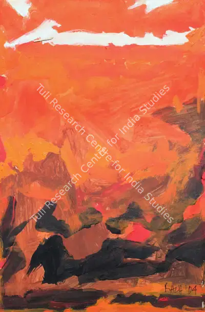 S.H. Raza (Artist), Riyaz, 2005, Painting