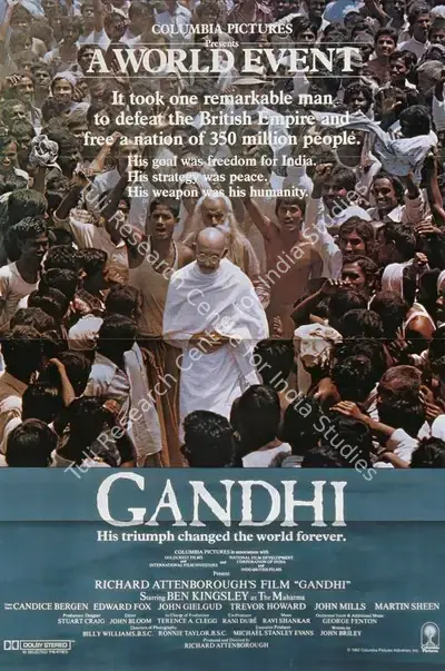Richard Attenborough (Producer), Gandhi, 1982, Full Sheet Poster