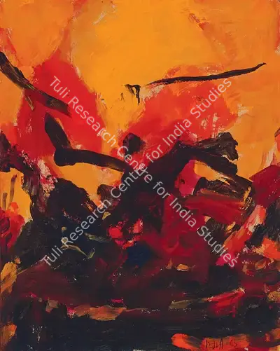 S.H. Raza (Artist), Riyaz, 2005, Painting