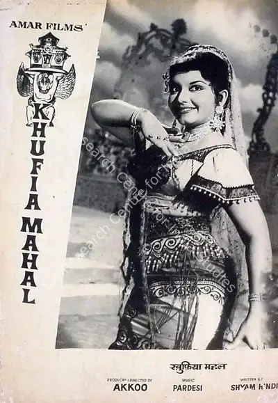 Akkoo (Producer), Khufia Mahal, 1964, Lobby Card