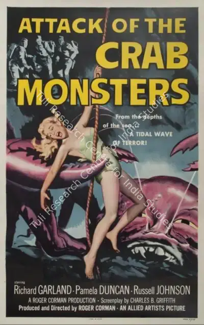 Roger Corman (Producer), Attack of the Crab Monsters, 1957, Poster