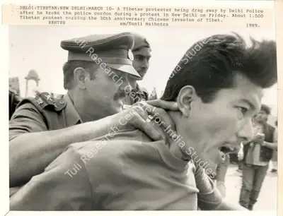 Sunil Malhotra (Photographer), Del01: Tibetan: New Delhi: March 10, 1989, Contemporary Photograph