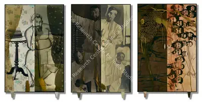 Atul Dodiya (Artist), Honeycomb, 2000, Painting