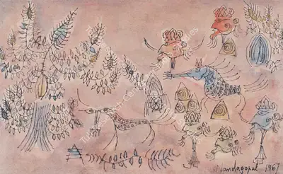 S. Nandagopal (Artist), Memories, 1967, Painting