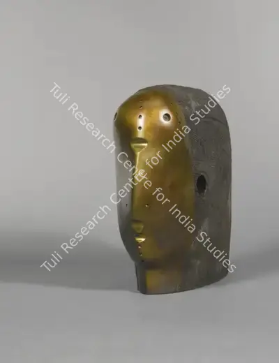 Himmat Shah (Artist), Untitled (Woman's Head), 1986, Sculpture