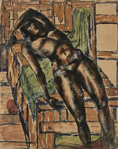 Ara, K.H. (Artist). Untitled, c.1960 | Painting, AG.Onl/30.04.23, 2023 · Asta Guru