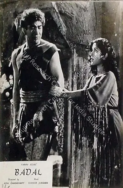 Amiya Chakravarty (Director), Badal, 1951, Lobby Card