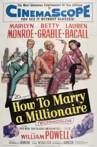 Jean Negulesco (Director), How to Marry a Millionaire, 1953, Poster
