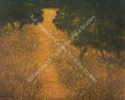 Paramjit Singh (Artist), The Path, 1987, Painting