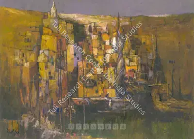 Arup Das (Artist), Benares, 1985, Painting