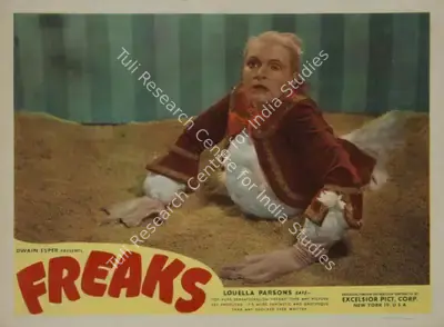 Merritt B. Gerstad (Cinematographer), Freaks, 1932, Lobby Card