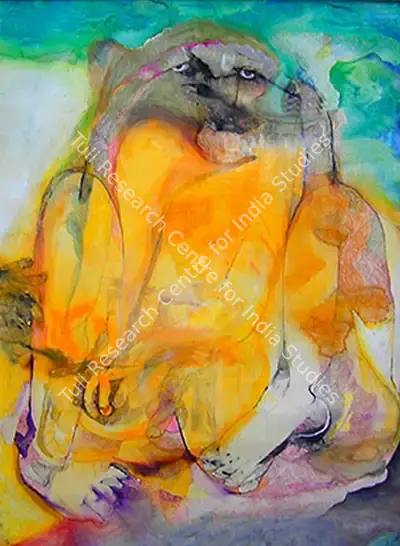 Mohan Samant (Artist), Shri Yogeshwar, Drawing