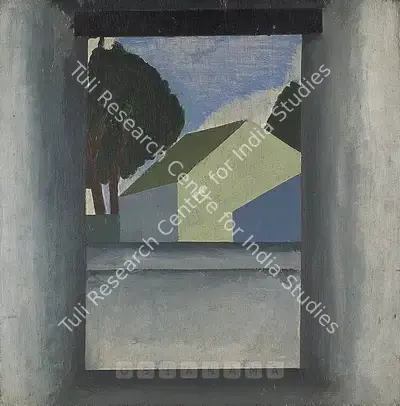 Atul Dodiya (Artist), The Window, 1990, Painting