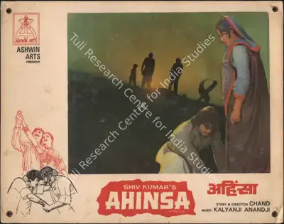 Haren Bhatt (Cinematographer), Ahinsa, 1979, Photographic Still Mounted on Lobby Card