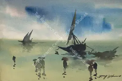 P.A. Dhond (Artist), Untitled, Painting