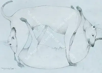 Pradip Maitra (Artist), Impression, 1998, Painting