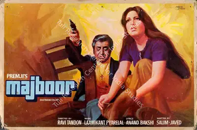 Nariman A. Irani (Cinematographer), Majboor, 1974, Lobby Card