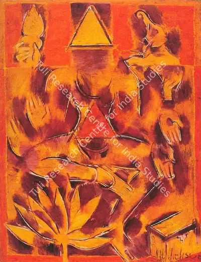 Alphonso (Artist), Lakshmi, 1987, Painting