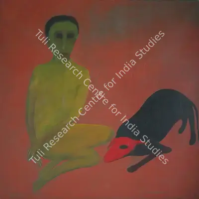 Gogi Saroj Pal (Artist), Relationship, 1980, Painting
