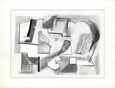 Laxman Shreshtha (Artist), An Exhibition of Drawings by Laxman Shreshtha, 2000, Solo Exhibition Invitation