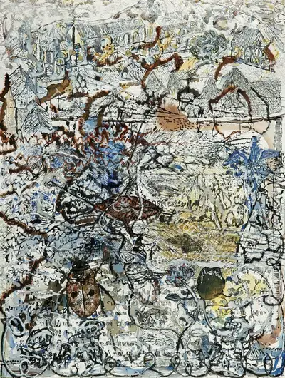 Jayashree Chakravarty (Artist), Untitled (Neighbour - 3), 2005, Painting