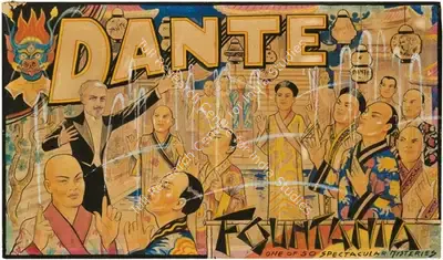 Dante (Magician), Dante Fountania, Magic Publicity Art & Memorabilia