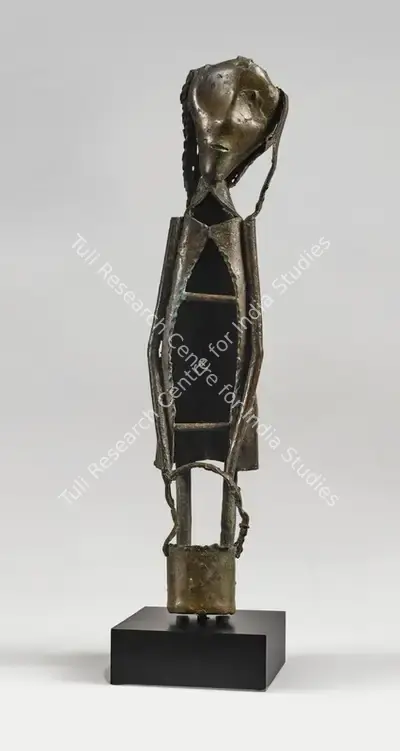 Somnath Hore (Artist), Untitled (Man), 1982, Sculpture