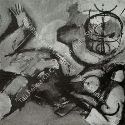 Vinod Ray Patel (Artist), She, Painting